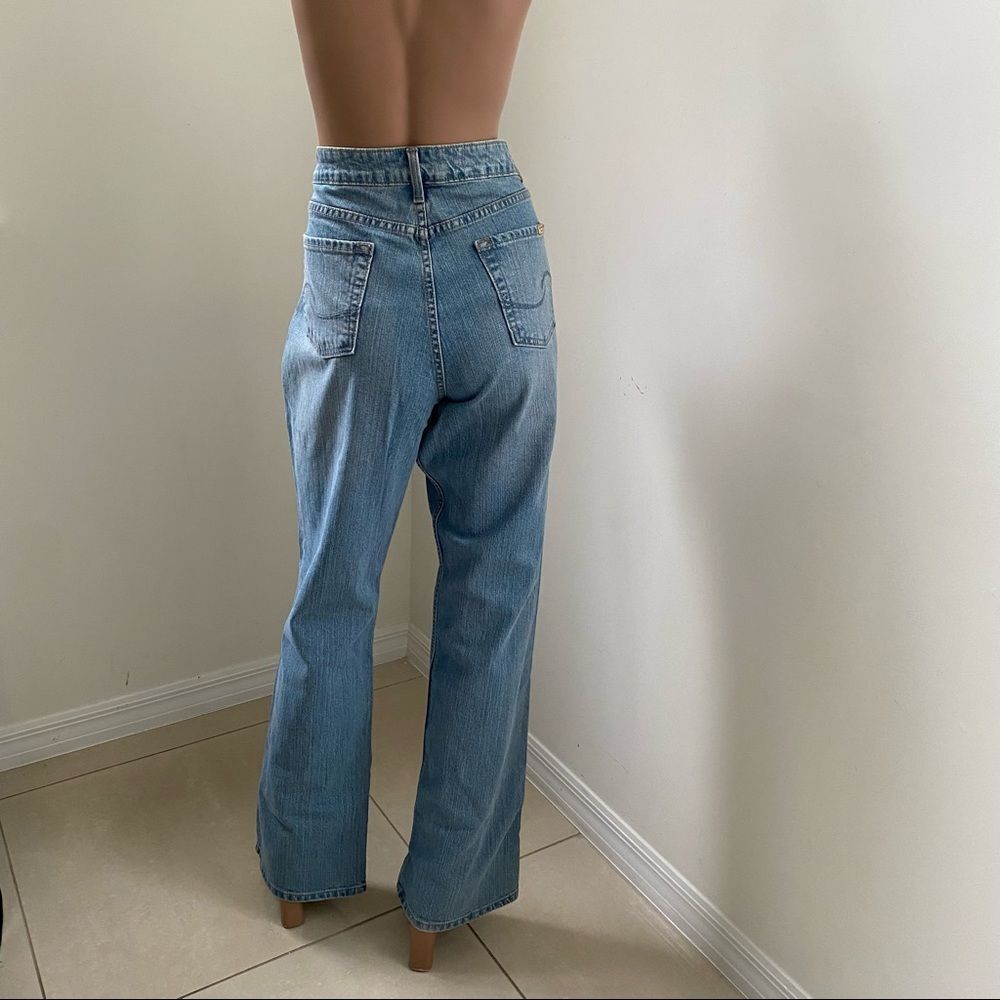 Levi's Light Wash Blue Mid Rise Bootcut Jeans 16L - Picture 5 of 16